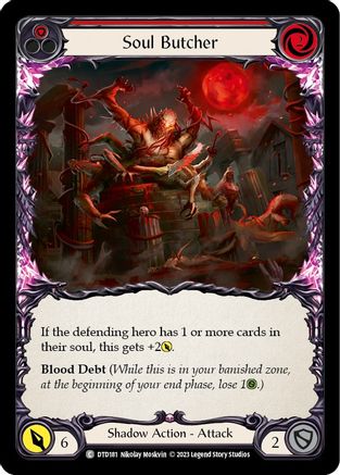 Soul Butcher (Red) (DTD181) - Dusk till Dawn Rainbow Foil
