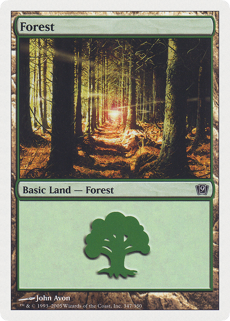 Forest (9ED-347) [9th Edition] Foil