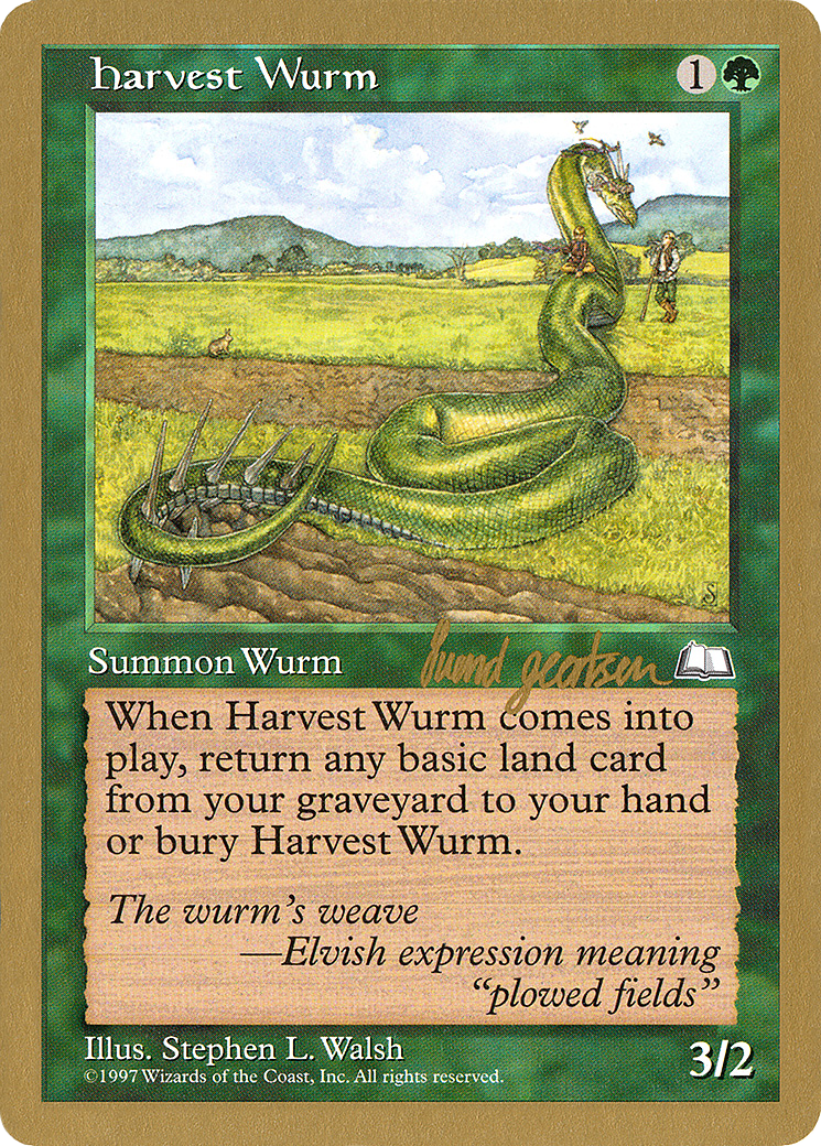 Harvest Wurm - 1997 Svend Geertsen (WTH) [World Championship Decks 1997]