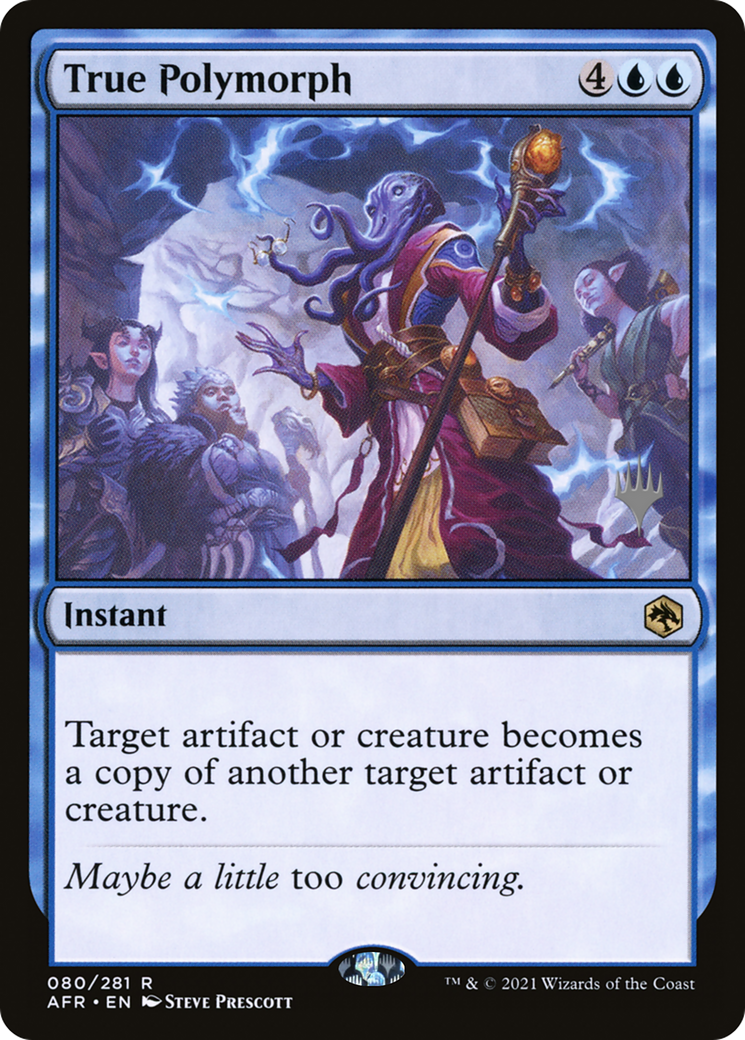 True Polymorph (PPAFR-080) [Promo Pack: Adventures in the Forgotten Realms Promos] Foil