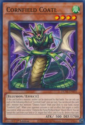 Cornfield Coatl (Common) (DUNE-EN005) - Duelist Nexus 1st Edition