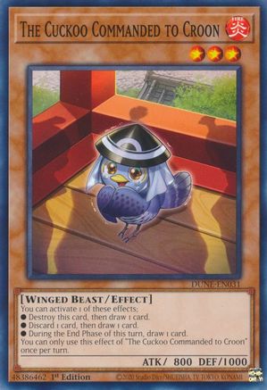 The Cuckoo Commanded to Croon (Common) (DUNE-EN031) - Duelist Nexus 1st Edition