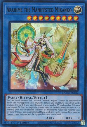 Arahime the Manifested Mikanko (Ultra Rare) (DUNE-EN032) - Duelist Nexus 1st Edition