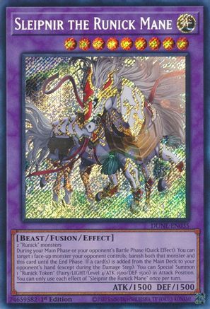 Sleipnir the Runick Mane (Secret Rare) (DUNE-EN035) - Duelist Nexus 1st Edition
