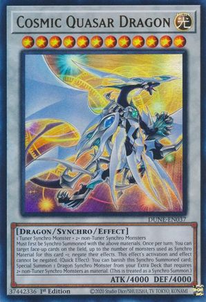 Cosmic Quasar Dragon (Ultra Rare) (DUNE-EN037) - Duelist Nexus 1st Edition