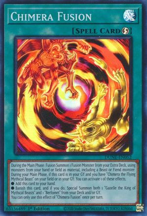 Chimera Fusion (Super Rare) (DUNE-EN052) - Duelist Nexus 1st Edition