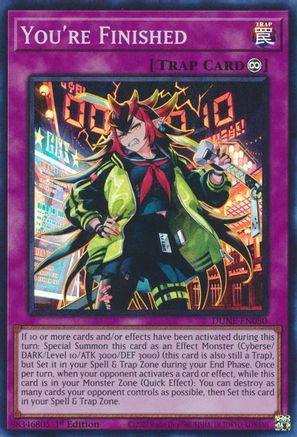 You're Finished (Super Rare) (DUNE-EN080) - Duelist Nexus 1st Edition