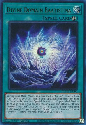 Divine Domain Baatistina (Ultra Rare) (DUNE-EN090) - Duelist Nexus 1st Edition