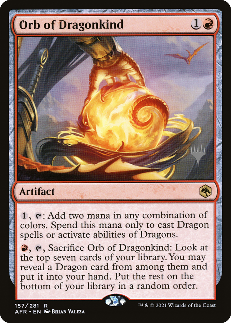 Orb of Dragonkind (PPAFR-157) [Promo Pack: Adventures in the Forgotten Realms Promos]