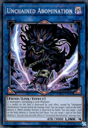 Unchained Abomination (Super Rare) (OP22-EN006) - OTS Tournament Pack 22 Unlimited