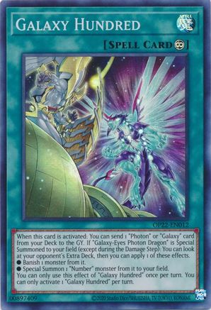 Galaxy Hundred (Super Rare) (OP22-EN012) - OTS Tournament Pack 22 Unlimited