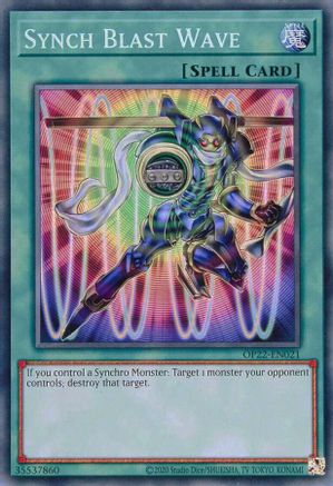 Synch Blast Wave (Common) (OP22-EN021) - OTS Tournament Pack 22 Unlimited