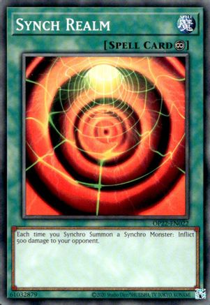 Synch Realm (Common) (OP22-EN022) - OTS Tournament Pack 22 Unlimited