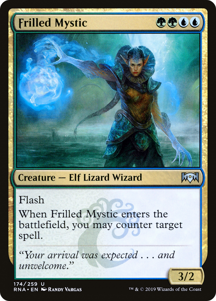 Frilled Mystic (RNA-174) [Ravnica Allegiance]