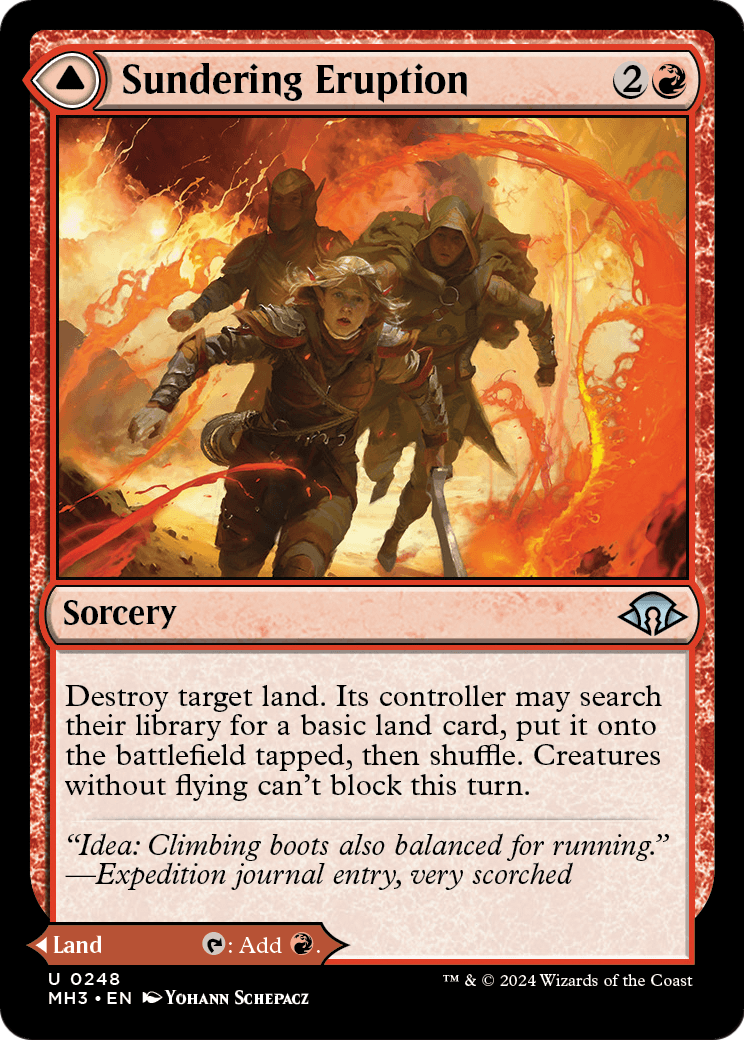 Sundering Eruption (MH3-248) [Modern Horizons 3]