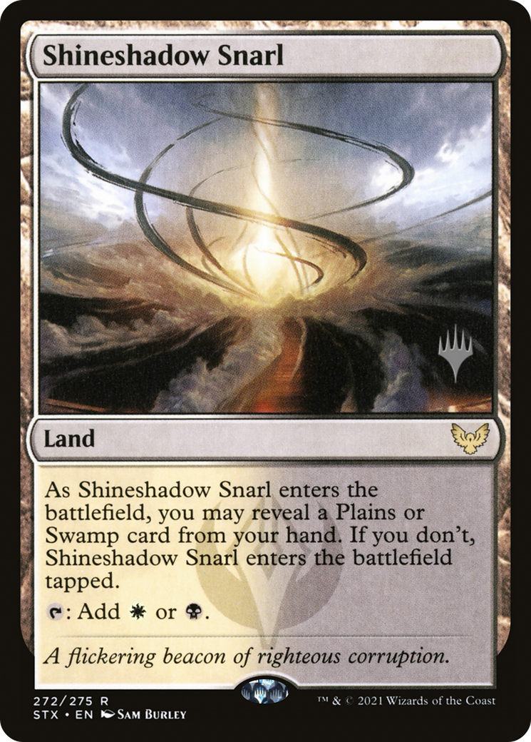 Shineshadow Snarl (PPSTX-272) [Promo Pack: Strixhaven: School of Mages Promos] Foil