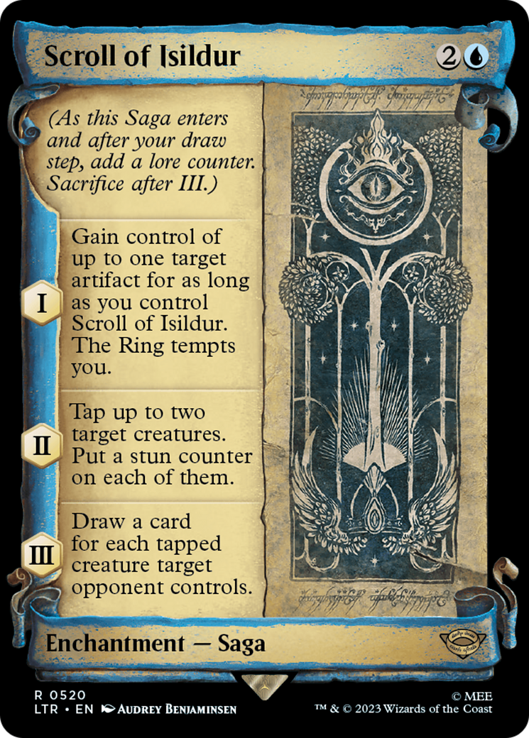 Scroll of Isildur (Showcase Scrolls) (LTR-520) [The Lord of the Rings: Tales of Middle-earth] Foil