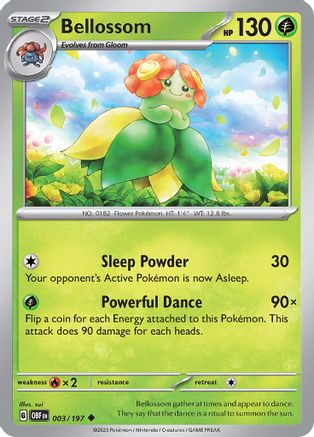 Bellossom (003/197) [SV03 Obsidian Flames] - Uncommon
