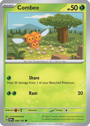 Combee (008/197) [SV03 Obsidian Flames] Reverse Holofoil - Common