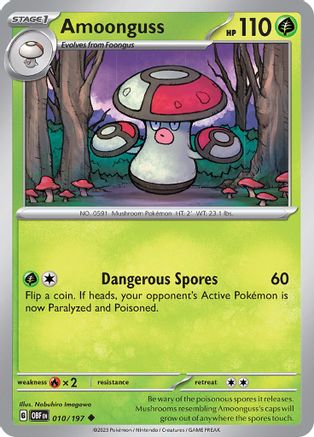 Amoonguss (010/197) [SV03 Obsidian Flames] - Uncommon