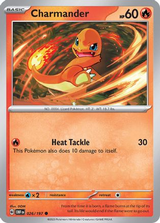 Charmander (026/197) [SV03 Obsidian Flames] - Common