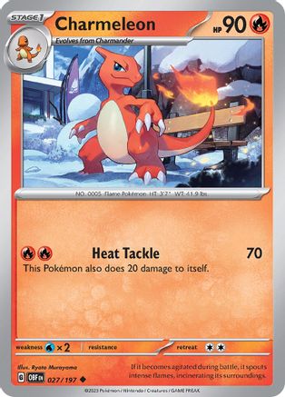 Charmeleon (027/197) [SV03 Obsidian Flames] - Uncommon