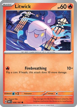 Litwick (036/197) [SV03 Obsidian Flames] - Common