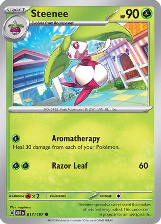 Steenee (017/197) [SV03 Obsidian Flames] - Common