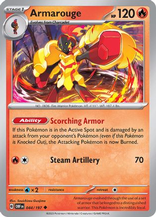 Armarouge (044/197) [SV03 Obsidian Flames] Reverse Holofoil - Uncommon