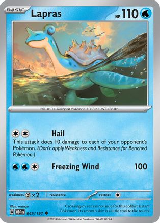 Lapras (045/197) [SV03 Obsidian Flames] - Uncommon
