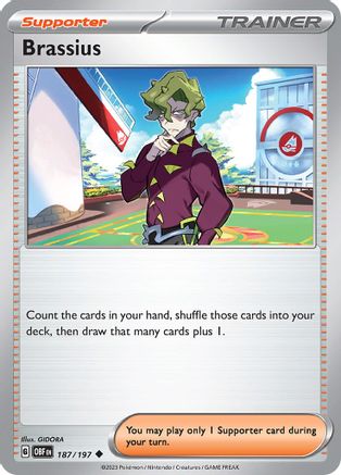 Brassius (187/197) [SV03 Obsidian Flames] Reverse Holofoil - Uncommon