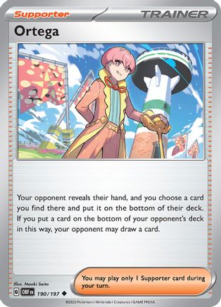 Ortega (190/197) [SV03 Obsidian Flames] - Uncommon