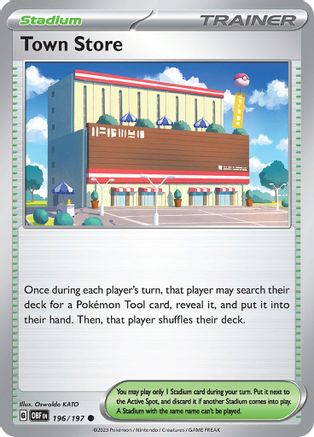 Town Store (196/197) [SV03 Obsidian Flames] - Common