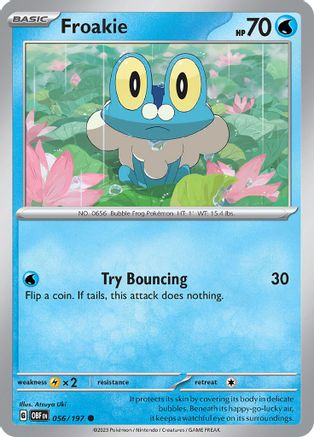 Froakie (056/197) [SV03 Obsidian Flames] - Common