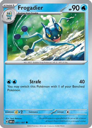 Frogadier (057/197) [SV03 Obsidian Flames] - Uncommon