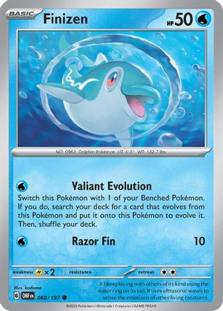 Finizen (060/197) [SV03 Obsidian Flames] Reverse Holofoil - Common