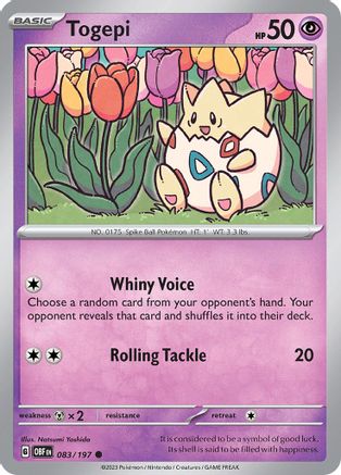 Togepi (083/197) [SV03 Obsidian Flames] - Common