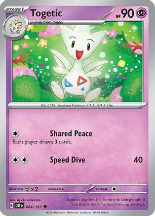 Togetic (084/197) [SV03 Obsidian Flames] Reverse Holofoil - Uncommon