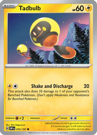 Tadbulb (076/197) [SV03 Obsidian Flames] - Common