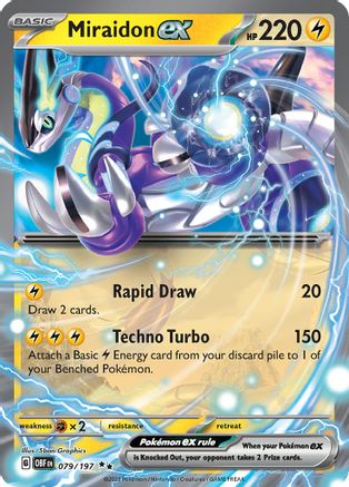Miraidon ex (079/197) [SV03 Obsidian Flames] Holofoil - Double Rare