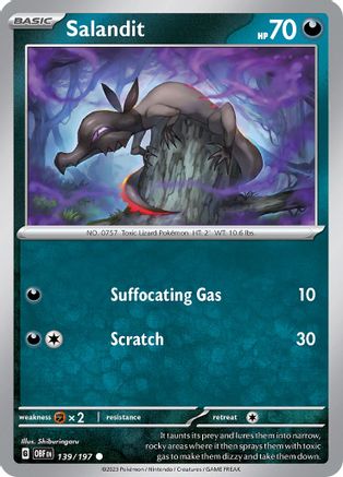 Salandit (139/197) [SV03 Obsidian Flames] - Common