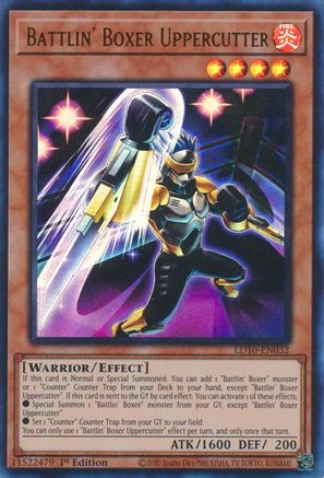 Battlin' Boxer Uppercutter (Ultra Rare) (LD10-EN032) - Legendary Duelists: Soulburning Volcano 1st Edition