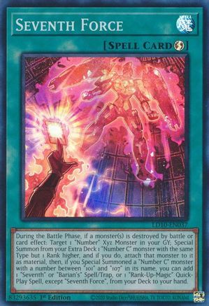 Seventh Force (Super Rare) (LD10-EN037) - Legendary Duelists: Soulburning Volcano 1st Edition