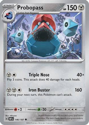 Probopass (146/197) [SV03 Obsidian Flames] Reverse Holofoil - Uncommon