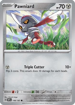 Pawniard (148/197) [SV03 Obsidian Flames] - Common