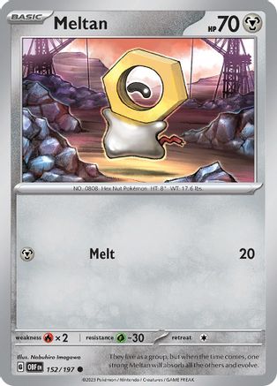 Meltan (152/197) [SV03 Obsidian Flames] - Common