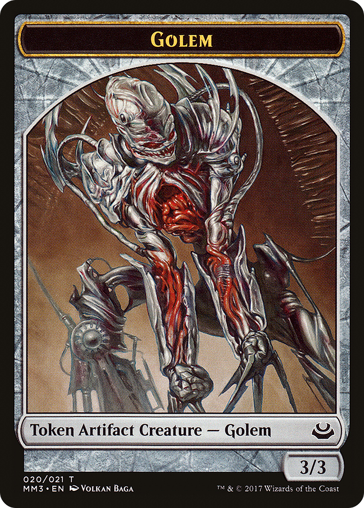Golem Token (MM3-020) [Modern Masters 2017 Tokens]