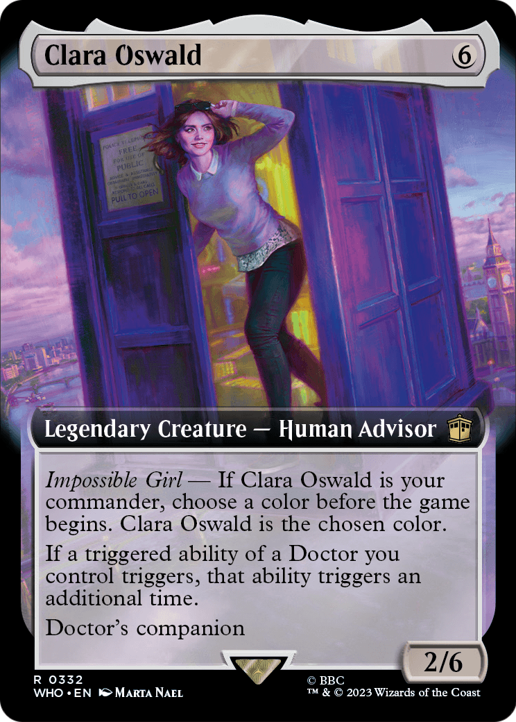 Clara Oswald (Extended Art) (WHO-332) [Doctor Who]