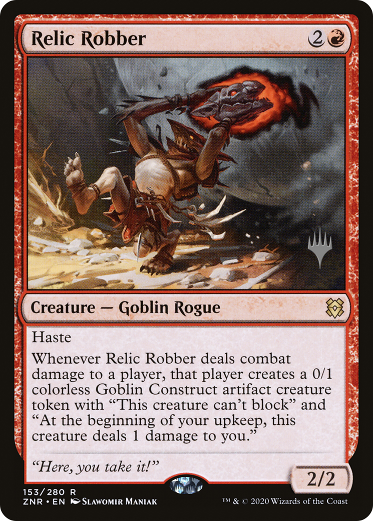 Relic Robber (PPZNR-153) [Promo Pack: Zendikar Rising Promos] Foil
