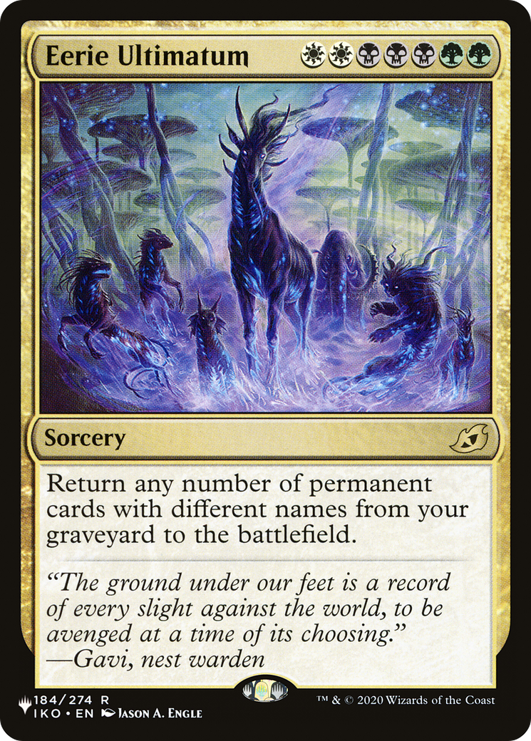 Eerie Ultimatum (LIST-184/274) [The List Reprints]